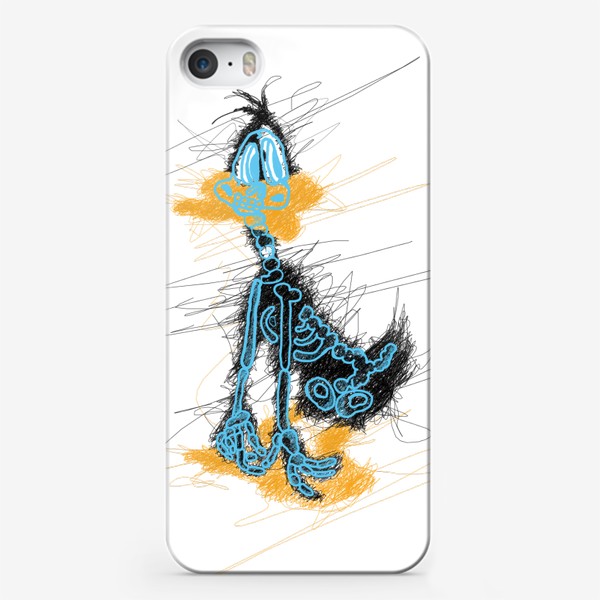 Чехол iPhone «Daffy Duck scribble»