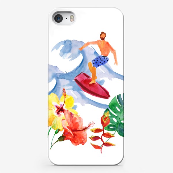 Чехол iPhone «Серфинг на Бали»