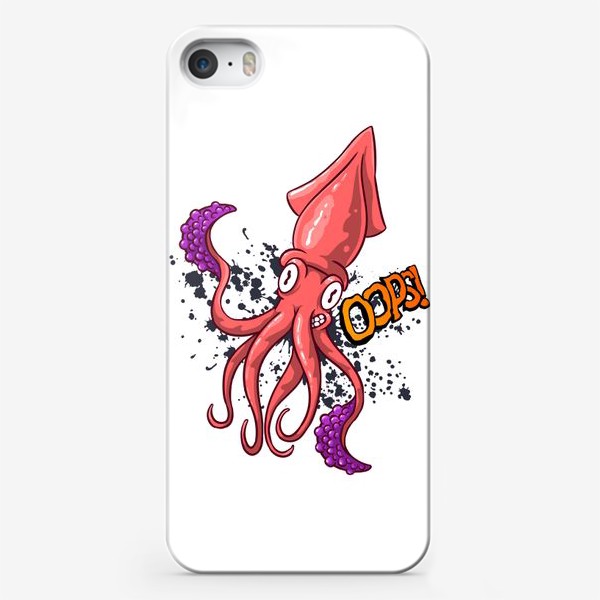 Чехол iPhone «испуганный кальмар»
