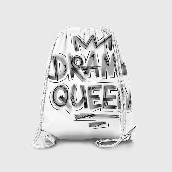 Рюкзак «Drama queen. Чб »
