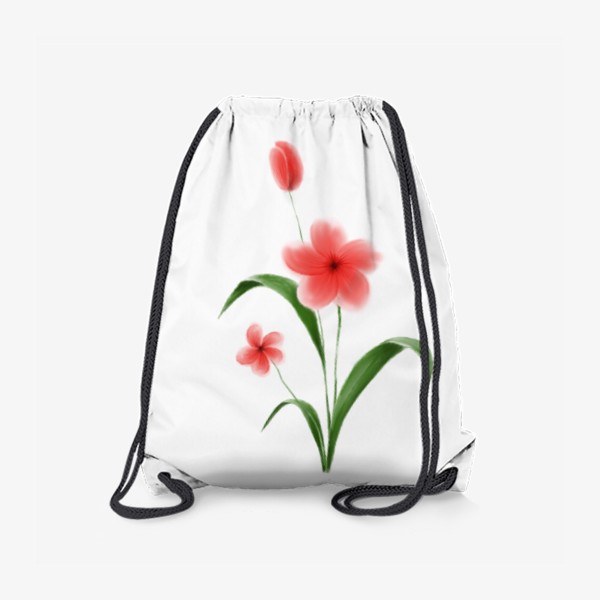Рюкзак «Нежные акварельные цветы»