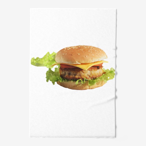 Полотенце «гамбургер, чизбургер, фаст-фуд»