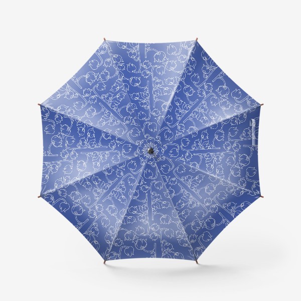 Зонт «Белые ландыши»