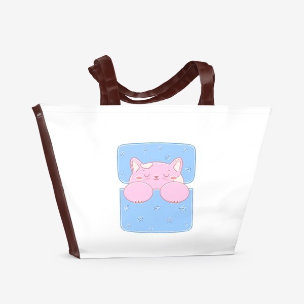 Пляжная сумка «Кот - для любителя поспать»