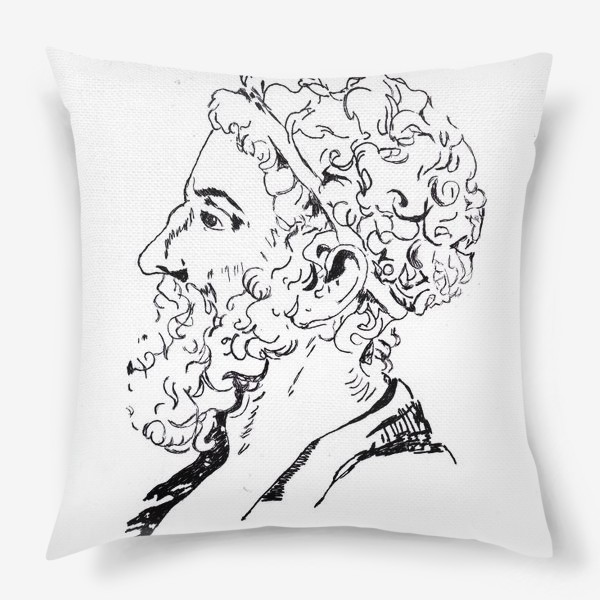 Подушка «Портрет мыслителя»