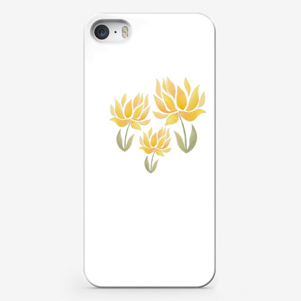Чехол iPhone «Желтые хризантемы»