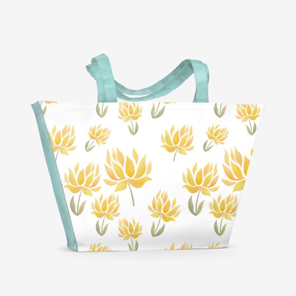 Пляжная сумка &laquo;Желтые цветы&raquo;