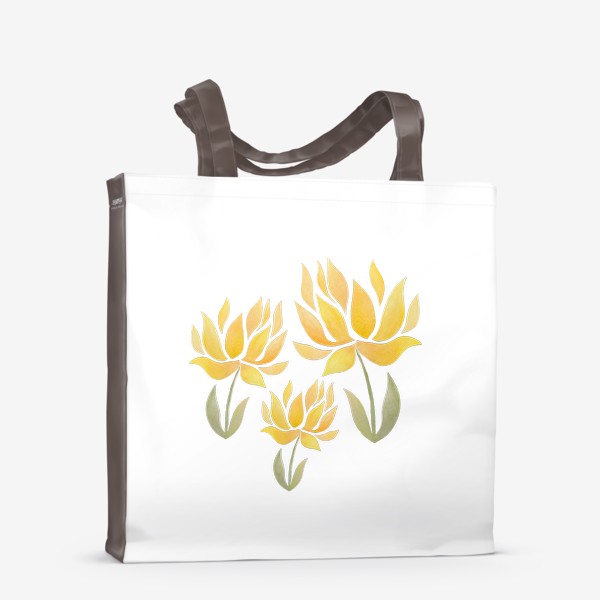 Сумка-шоппер «Желтые хризантемы»