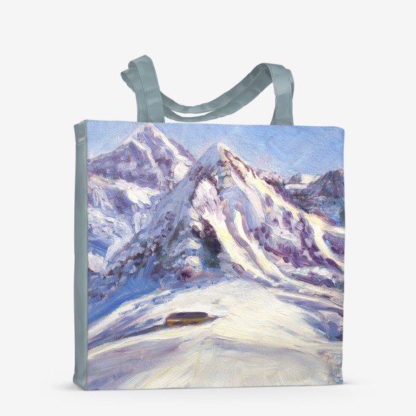 Сумка-шоппер «Снежные горы»
