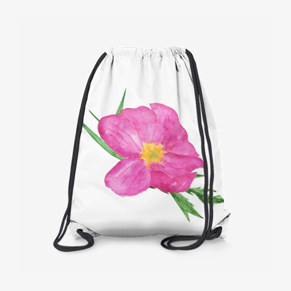 Рюкзак «Акварельный розовый пион»