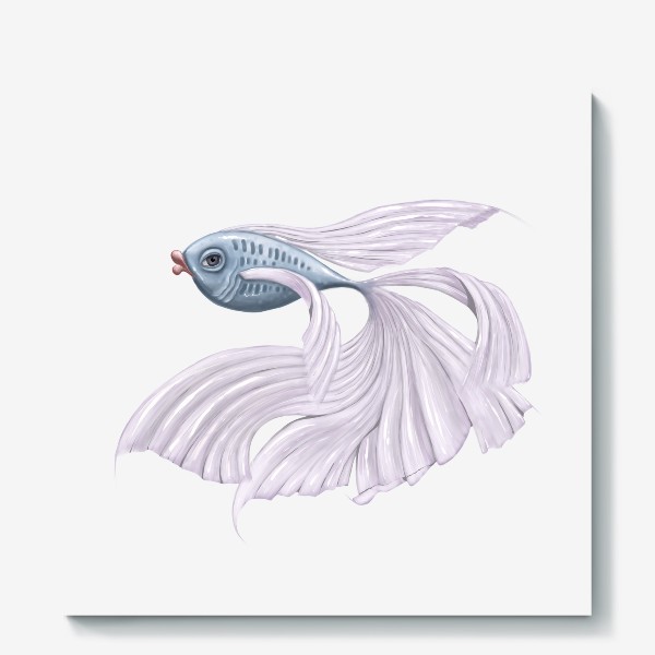 Холст «Голубая рыбка»