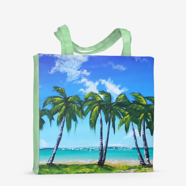 Сумка-шоппер «Десять пальм на море»