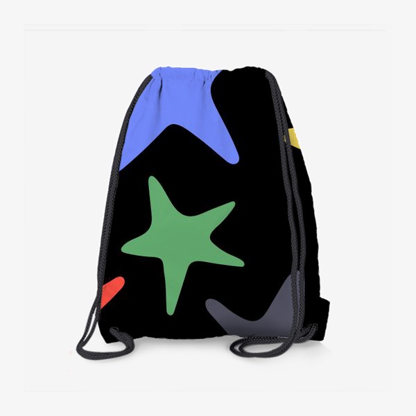 Рюкзак «Большие цветные звёзды»