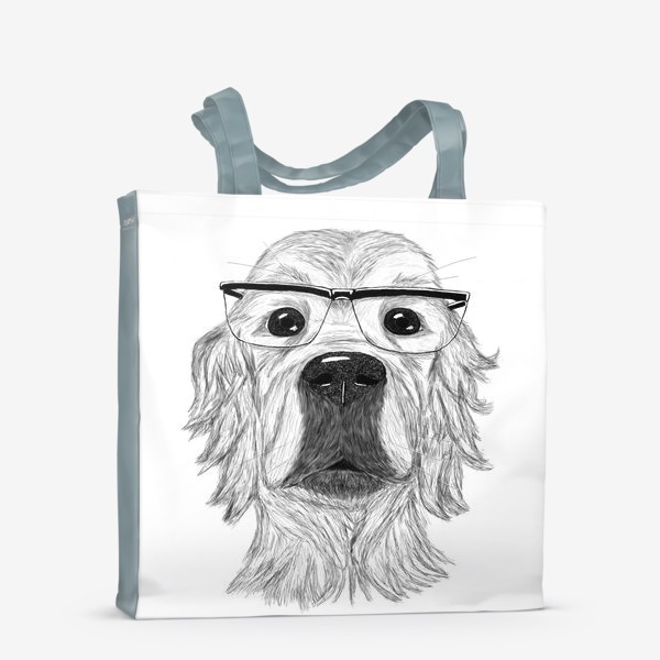 Сумка-шоппер «Собака в очках»