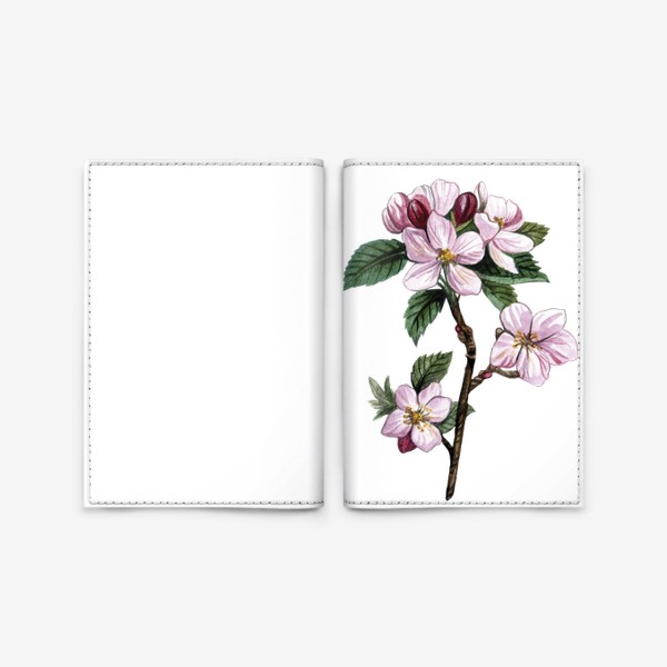 Обложка для паспорта «Цветочный принт»