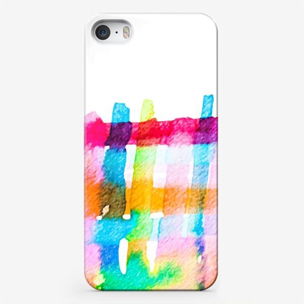 Чехол iPhone «Цветная клетка»