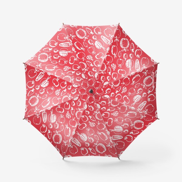 Зонт «Яблочное ассорти. Фрукты»