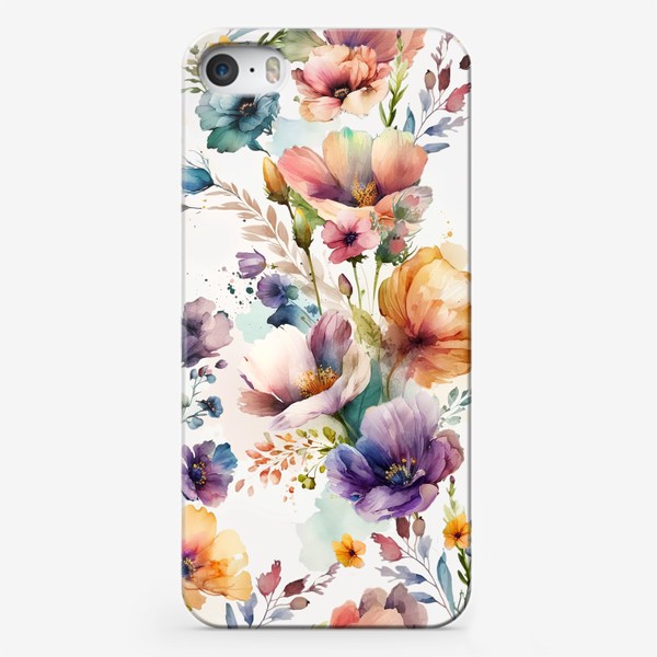 Чехол iPhone «Цветочная поляна»