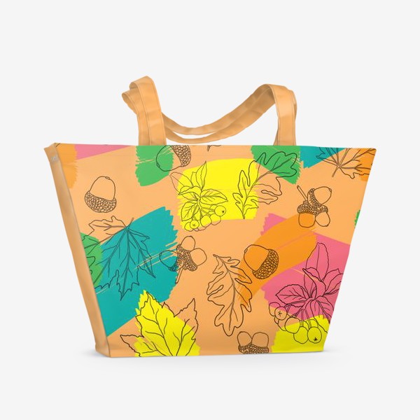 Пляжная сумка «Игривая осень»