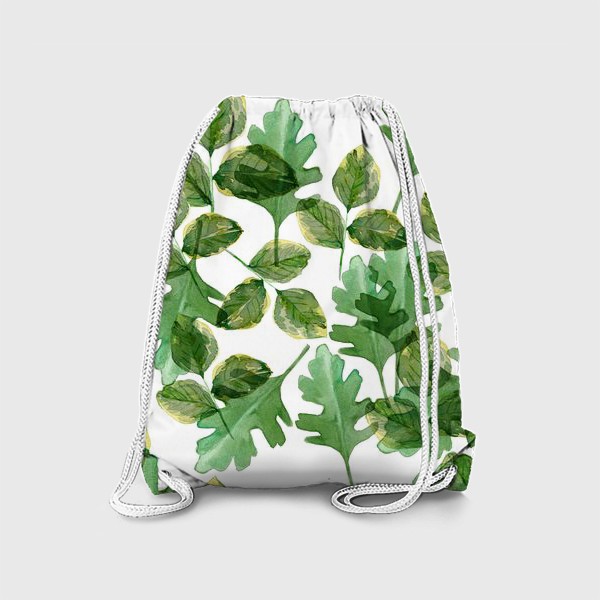 Рюкзак «зелёные листочки »