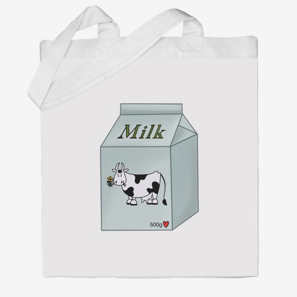 Сумка хб «Milk молоко»