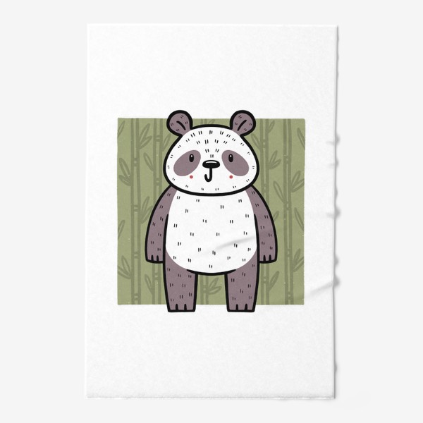 Полотенце «Милая панда в бамбуковом лесу»