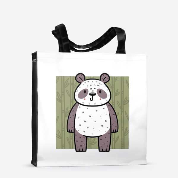 Сумка-шоппер &laquo;Милая панда в бамбуковом лесу&raquo;