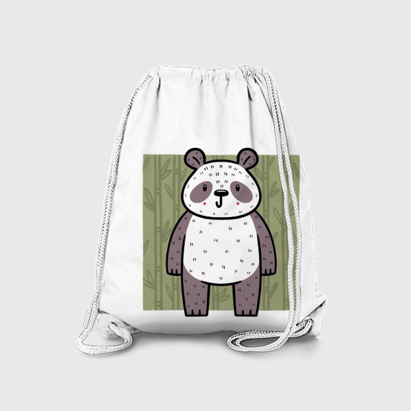 Рюкзак «Милая панда в бамбуковом лесу»
