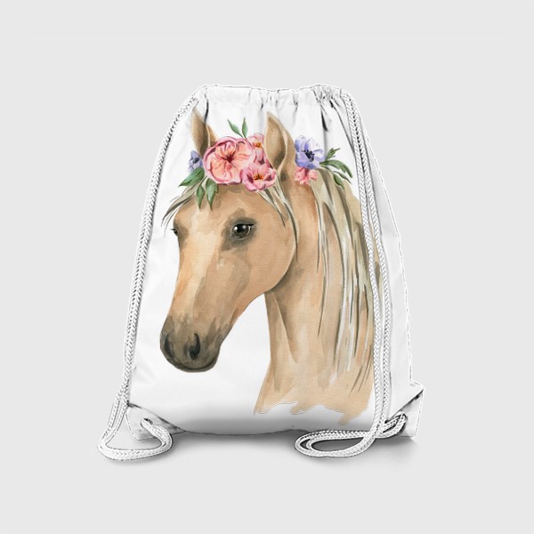 Рюкзак «Лошадь в цветах»