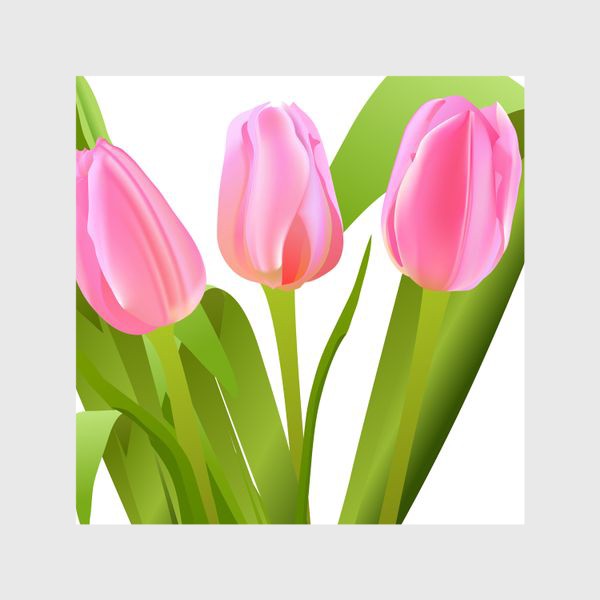 Шторы «Цветы Тюльпаны.  Весна, 8 марта»