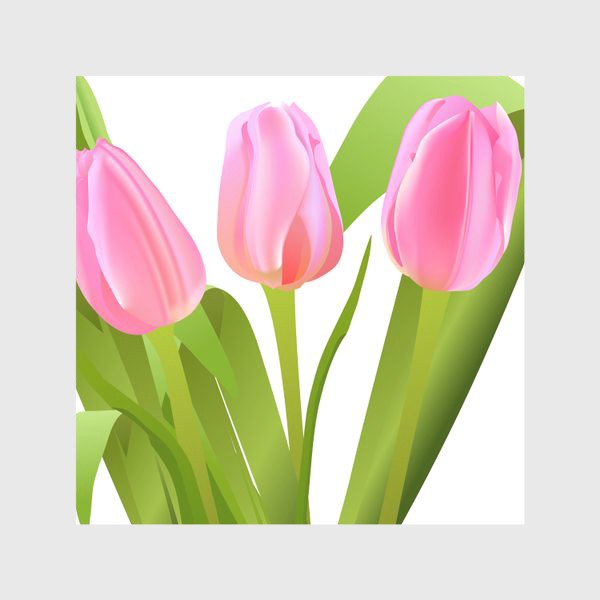 Скатерть «Цветы Тюльпаны.  Весна, 8 марта»