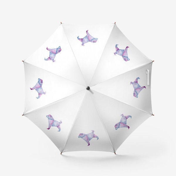 Зонт «Щенок оригами »