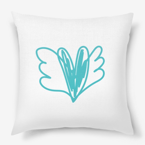 Подушка «Крылатое сердце. Любовь»