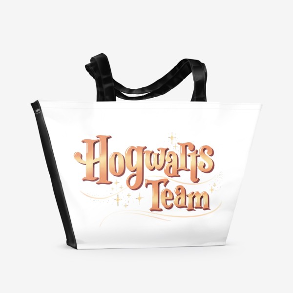 Пляжная сумка «Команда школы Хогвартс»