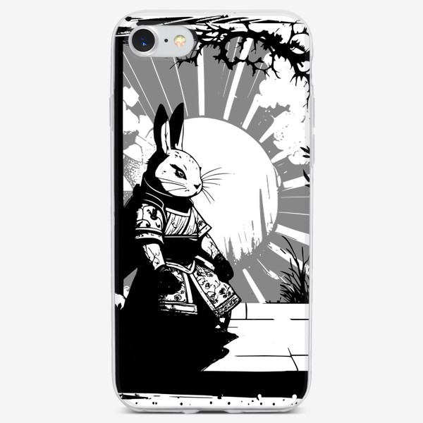Чехол iPhone «Кролик Самурай»