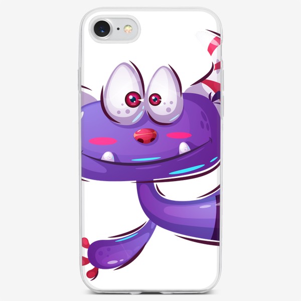 Чехол iPhone «Фиолетовый монстр»