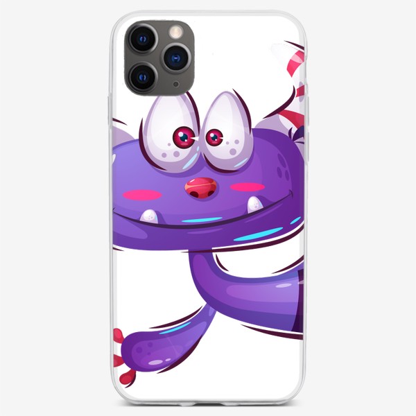 Чехол iPhone «Фиолетовый монстр»