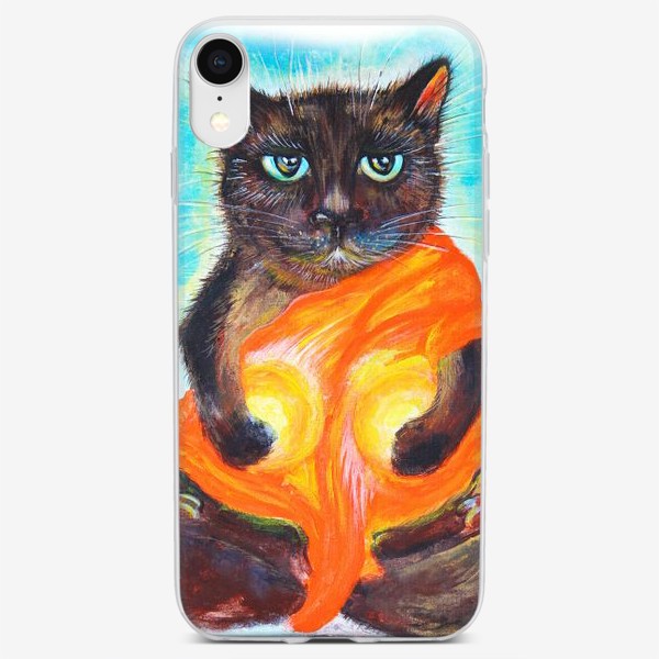 Чехол iPhone «Кот Я больше не Будда»