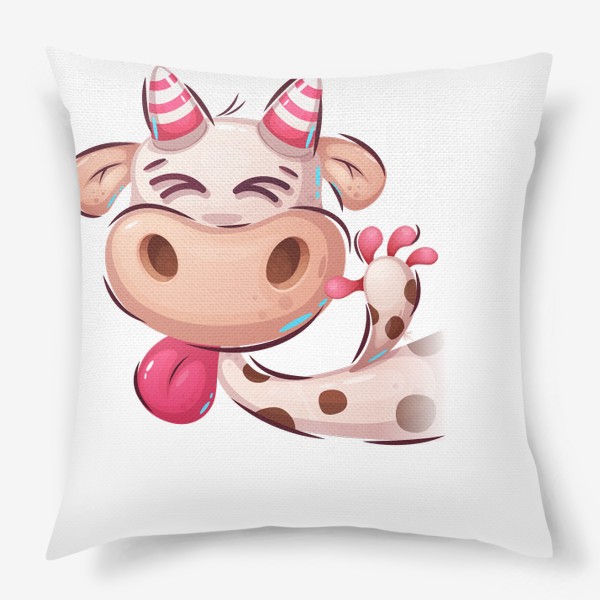 Подушка «Веселая корова»