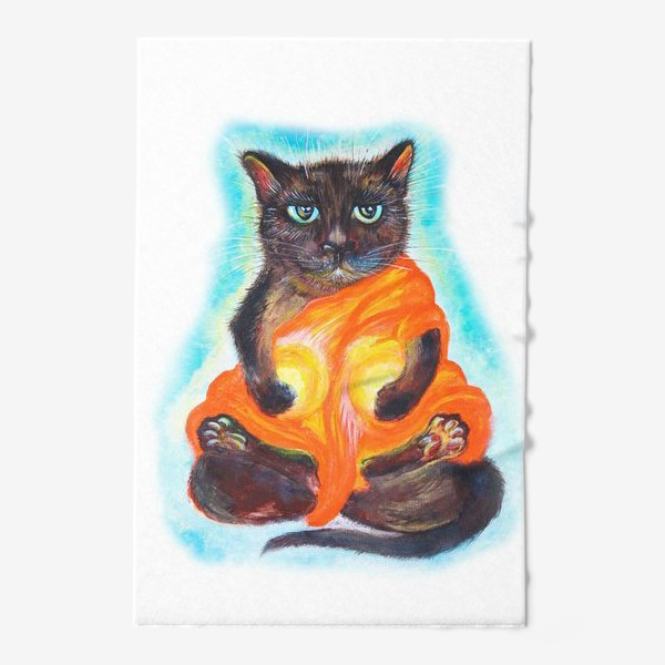 Полотенце «Кот Я больше не Будда»