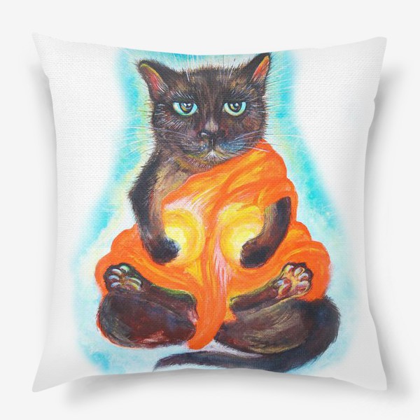 Подушка «Кот Я больше не Будда»