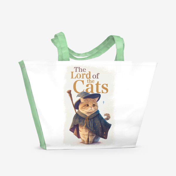Пляжная сумка «Кот-волшебник»