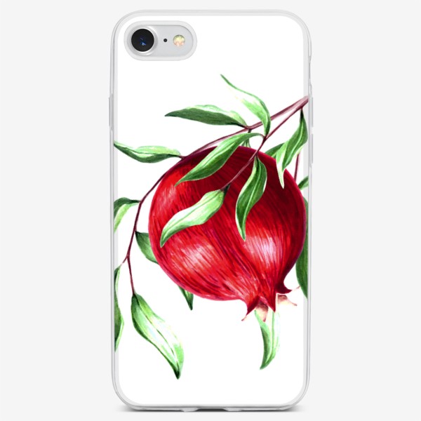 Чехол iPhone «Гранат на ветке»