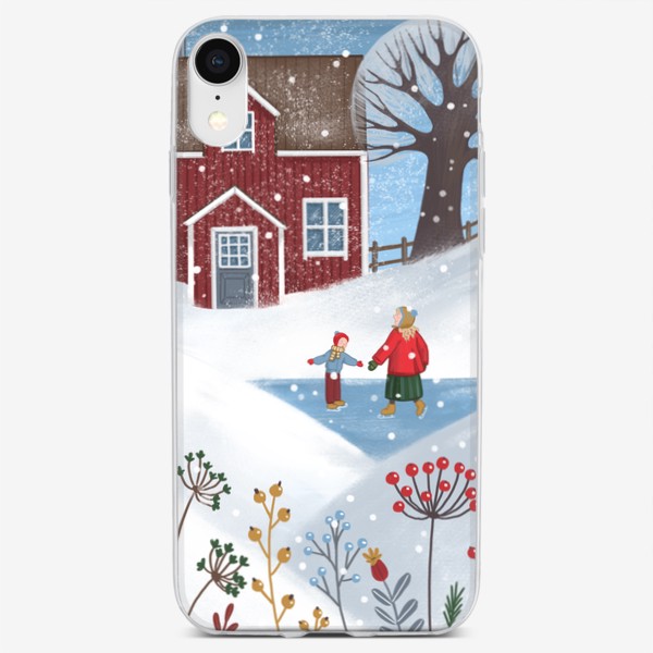 Чехол iPhone «Зима в Скандинавии»