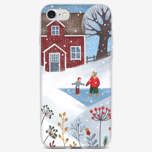 Чехол iPhone «Зима в Скандинавии»