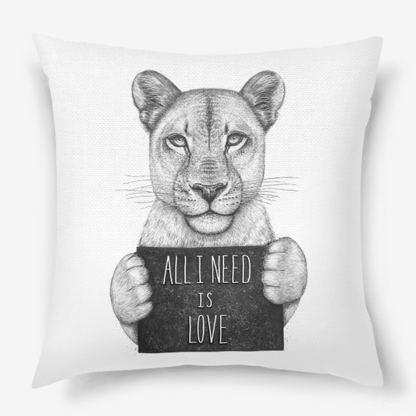 Подушка «Все что мне нужно любовь»