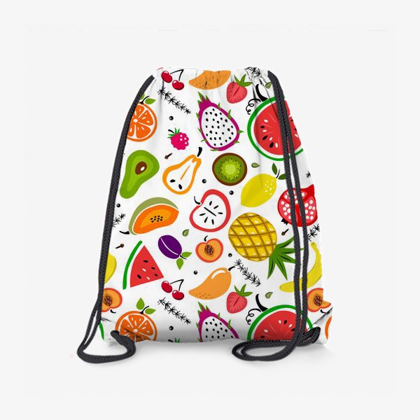 Рюкзак «Летний принт. Ягоды, фрукты и специи»