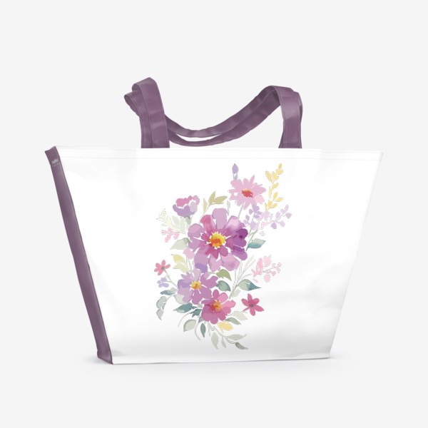 Пляжная сумка &laquo;Букет цветов&raquo;