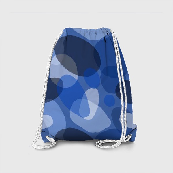 Рюкзак «Абстракция. Синие пятна.»