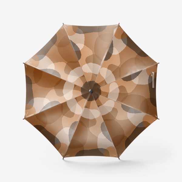 Зонт «Абстракция. Коричневые пятна.»